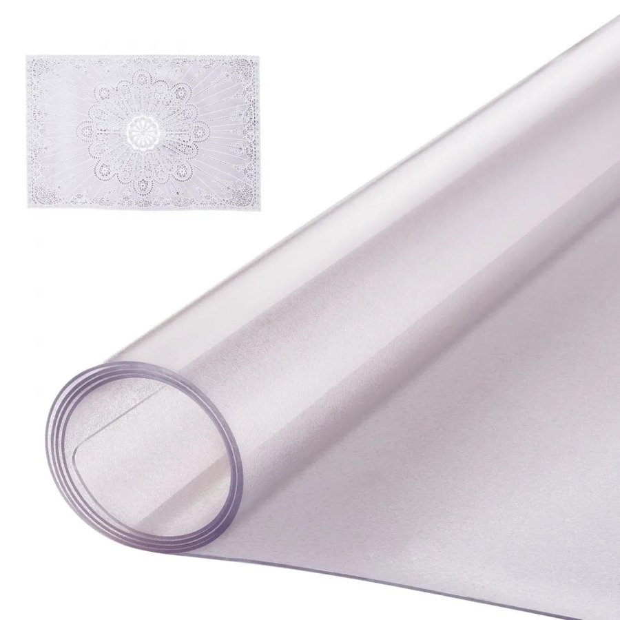 VEVOR Plastic Table Cover Protector – 24x48 in, 1.5 mm PVC