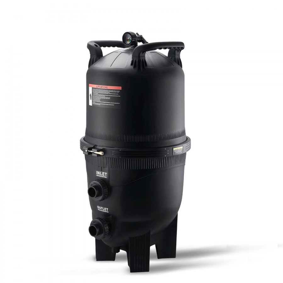 VEVOR Cartridge Pool Filter, 40 Sq.m Filter Area Inground Pool Filter, Above Ground Swimming Pool Filtration Filter System with Upgrade Filter &Leak-proof, for Hot Tubs, Spa, Inflatable Pool