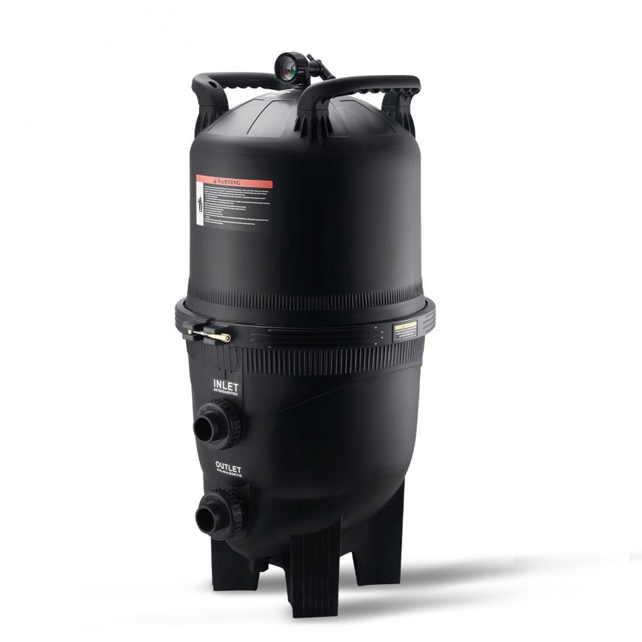 VEVOR Cartridge Pool Filter, 49 Sq.m Filter Area Inground Pool Filter, Above Ground Swimming Pool Filtration Filter System with Upgrade Filter &Leak-proof, for Hot Tubs, Spa, Inflatable Pool