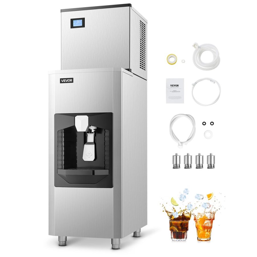 VEVOR Commercial Ice Machine with Dispenser – 500 Lbs/Day