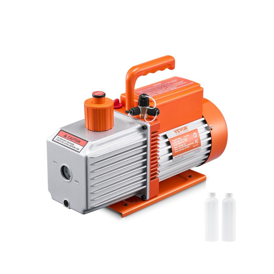 VEVOR Auto AC Vacuum Pump Kit – 9 CFM, 2 Stage, 750W