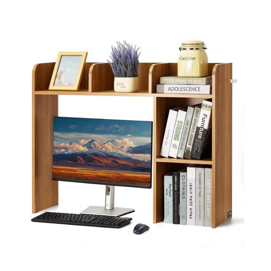 VEVOR Desktop Hutch Organizer – 2-Tier, 37.2" x 9.5" x 28.9"