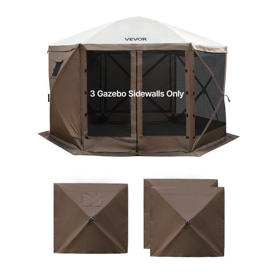 VEVOR Canopy Tent Sidewalls – 5.67x4.85 ft, 3 Pack, 210D