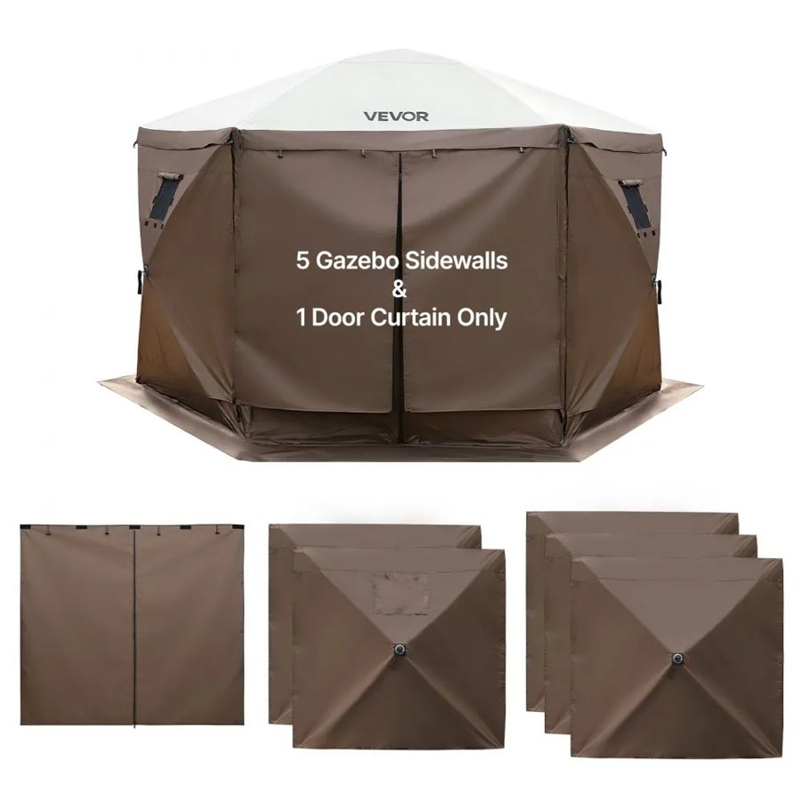 VEVOR Sidewalls for Canopy Tents – 1.73×1.48m, 6 Panels