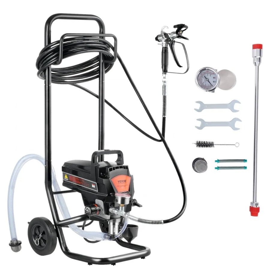VEVOR Airless Paint Sprayer for House – 950W, 3000PSI, Cart