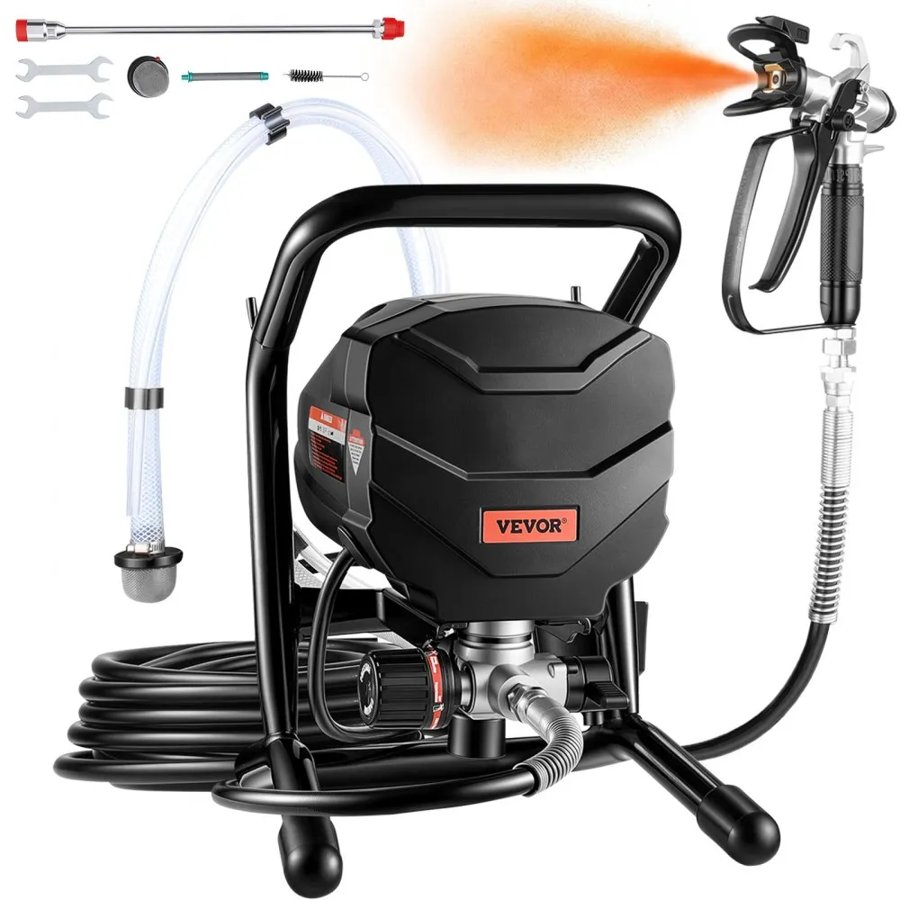 VEVOR Electric Airless Paint Sprayer – 650W, 3000 PSI, 25 ft