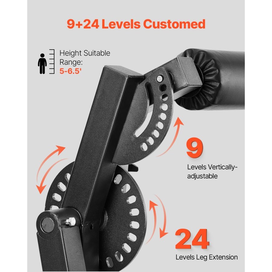 VEVOR Leg Extension and Curl Machine, 700 lbs Capacity Lower Body Special Leg Machines, Adjustable Leg Exercise Bench, Leg Rotary Extension for Thigh, Home Gym Workout Training Weight Equipment