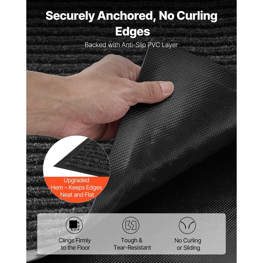 VEVOR Outdoor Front Door Mats –  8 x 4 ft , 14℉–122℉