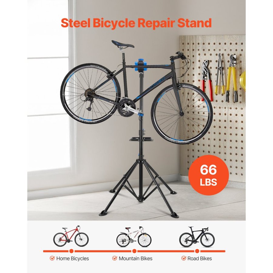 VEVOR Heavy Duty Bike Repair Stand –  66lb Load, 32.8-56.6In