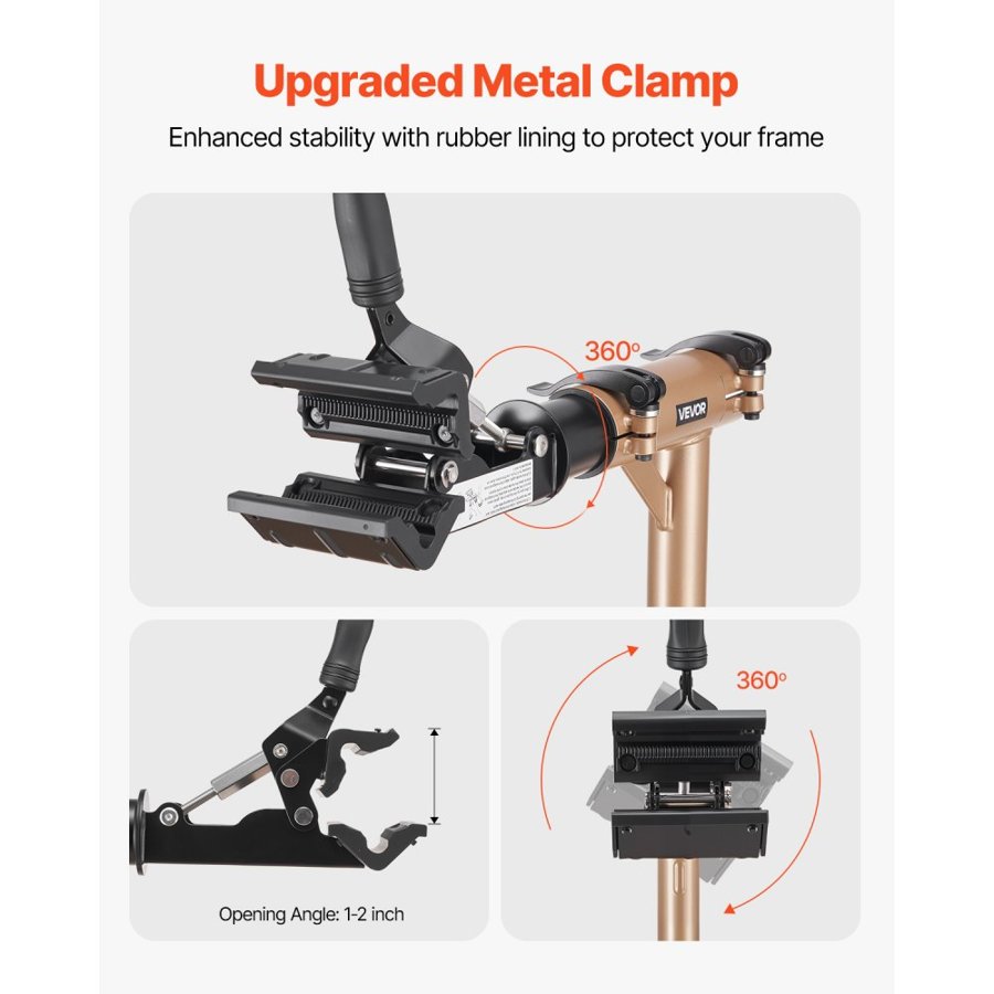 VEVOR Bicycle Repair Stand Bike — 110 lb Adjustable Height