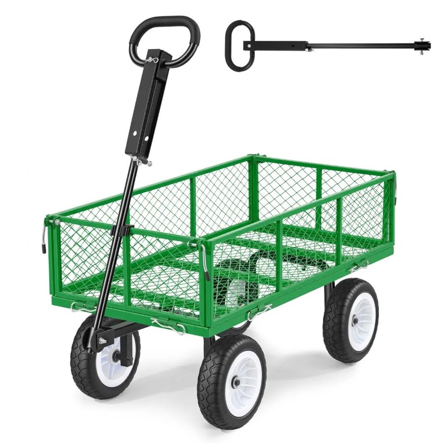 VEVOR Heavy Duty Garden Utility Wagon – 900 LBS, ATV Ready