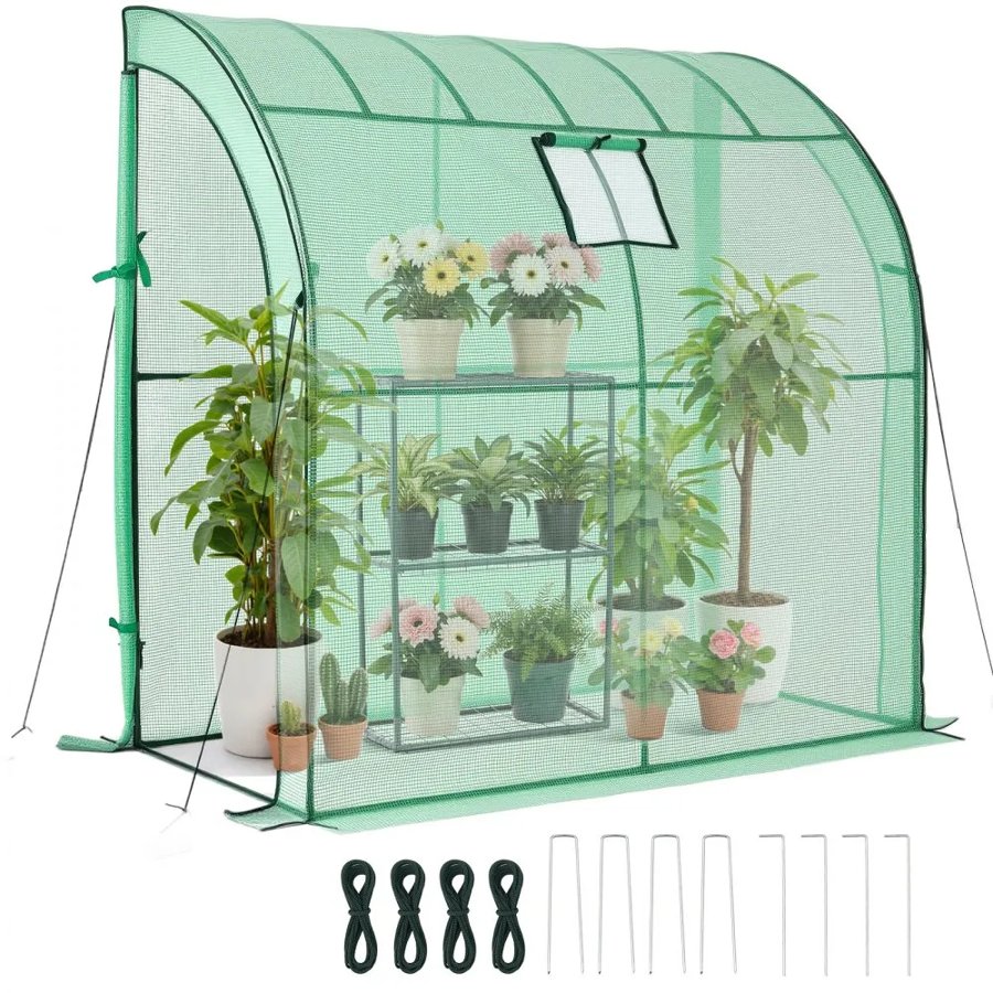 VEVOR Greenhouse with Window – Walk-in, 198x100x200cm