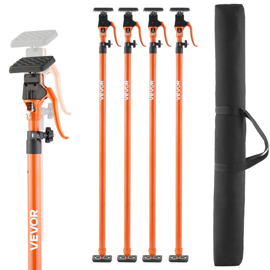 VEVOR Cabinet Support Pole – 49.2–114.6 inch, 4-Pack
