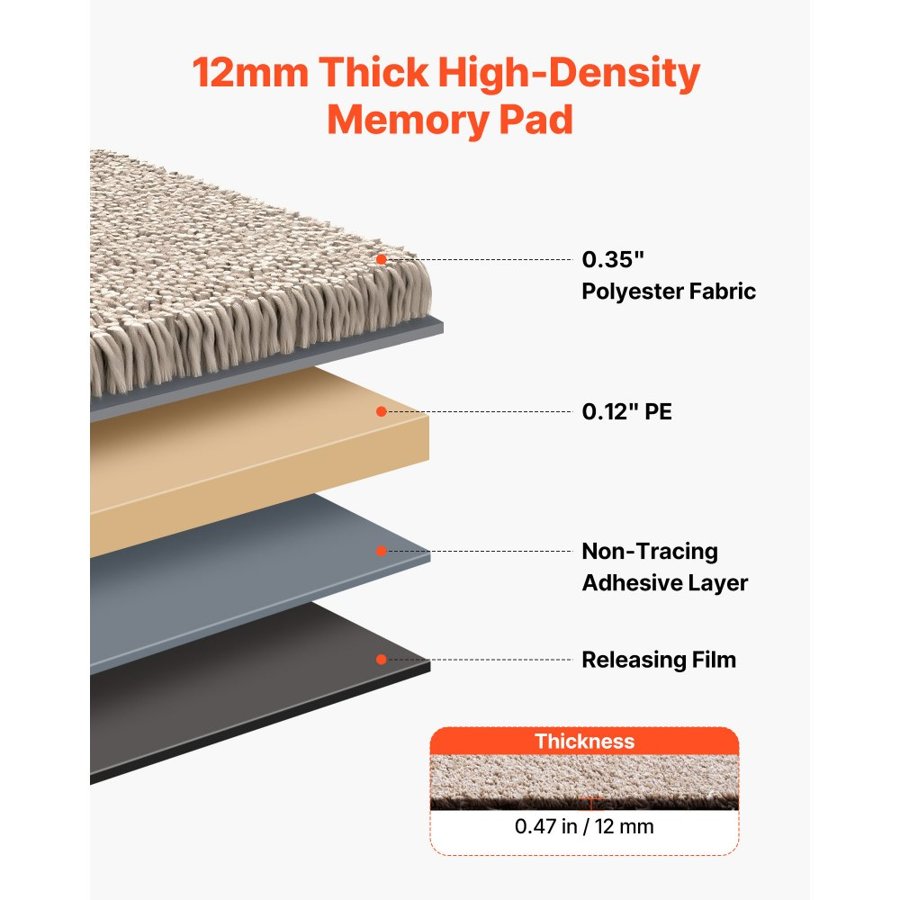 VEVOR Commercial Tile Carpet Flooring – 18×18 in., 10-Pack