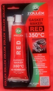 ZOLLEX Silikona hermētiķis Sarkans 85gr
