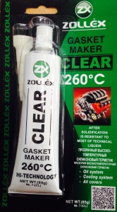 ZOLLEX Silikona hermētiķis Caurspīdīgs 85gr